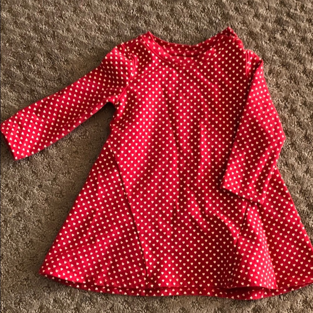 Baby gap dress w/ hearts